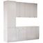 Küchenzeile Luxeo 250 Weiß/Dünner Rahmen White Set 1,2