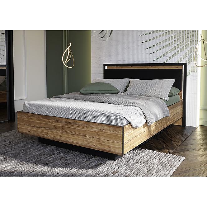 Bett Haruki HYTL1142B alpenfichte/schwarz