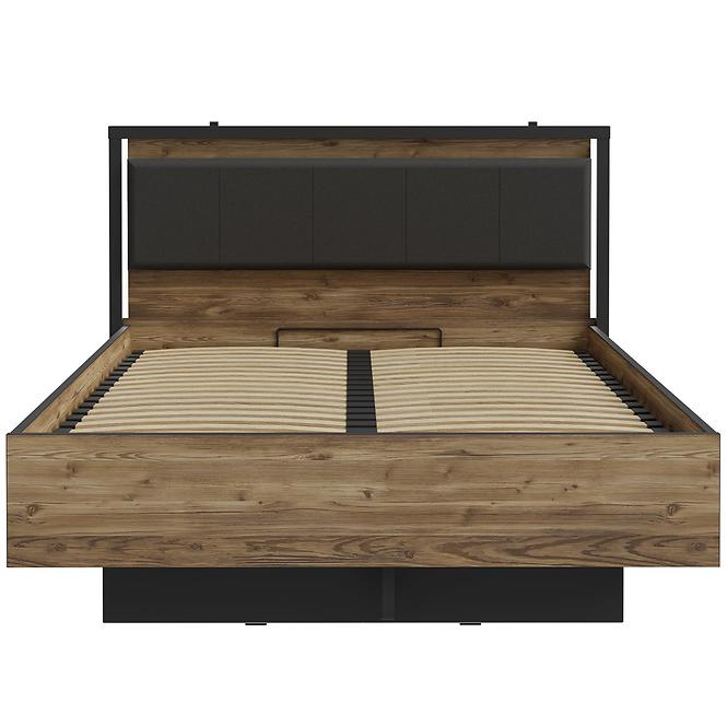 Bett Haruki HYTL1142B alpenfichte/schwarz