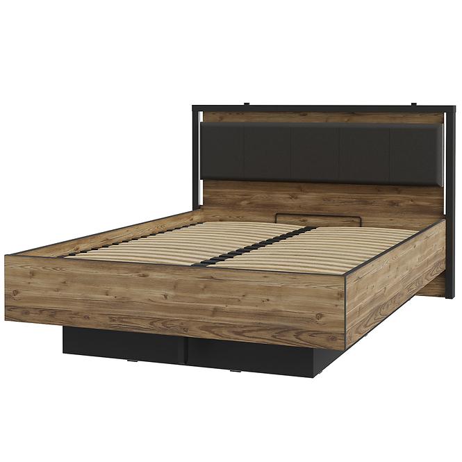 Bett Haruki HYTL1142B alpenfichte/schwarz