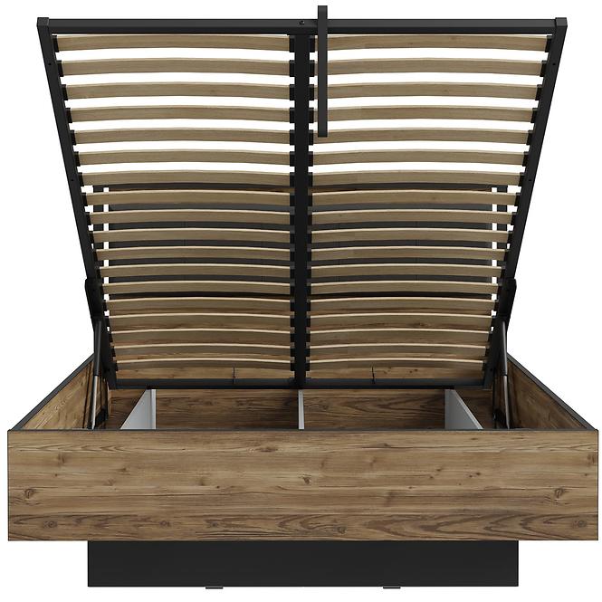 Bett Haruki HYTL1142B alpenfichte/schwarz