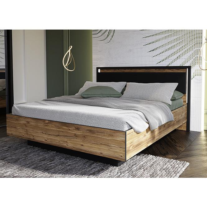 Bett Haruki HYTL1162B alpenfichte/schwarz
