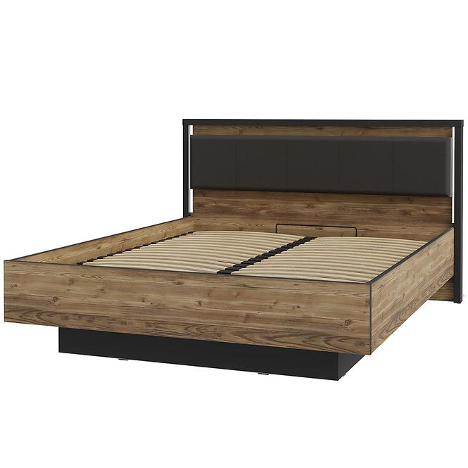 Bett Haruki HYTL1162B alpenfichte/schwarz