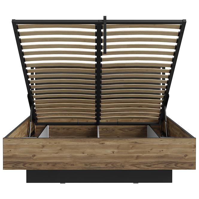 Bett Haruki HYTL1162B alpenfichte/schwarz