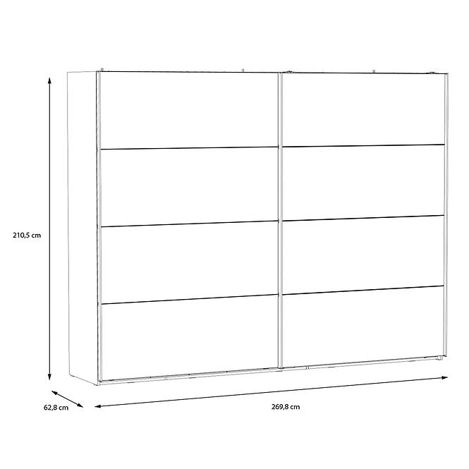 Schrank Haruki HYTS12411 alpenfichte/schwarz