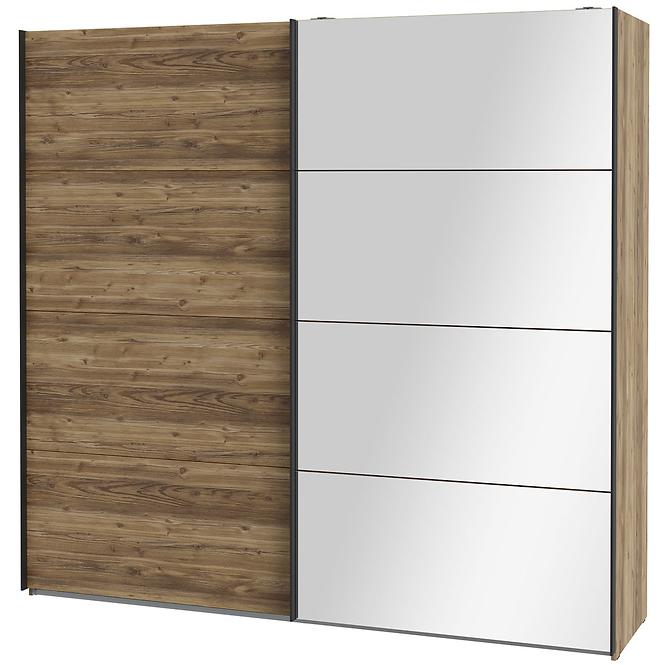 Schrank Haruki HYTS92411 alpenfichte/schwarz