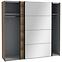 Schrank Haruki HYTS92411 alpenfichte/schwarz,5