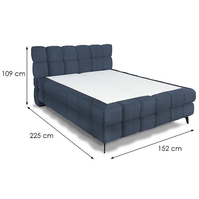 Bett Astoria I 140 Vinci 88 dunkelblau