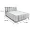 Bett Astoria I 160 Vinci 07 grau,3