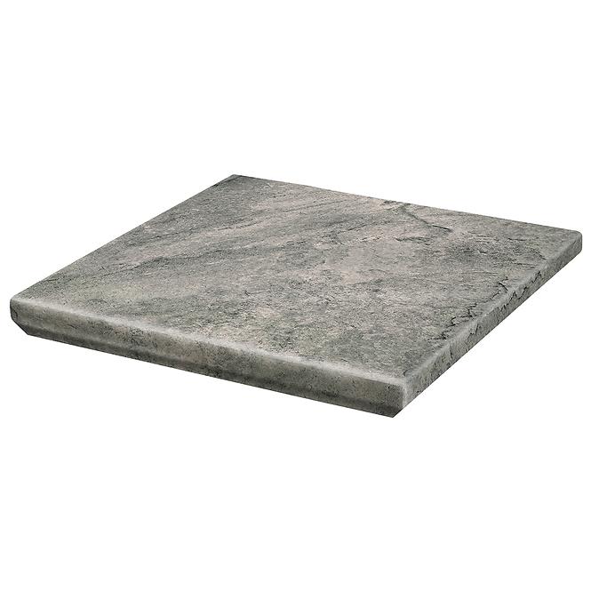 Eckstufenfliese Kapinos Mattone Pietra graphit 33/33