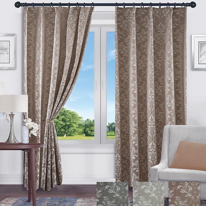 Vorhang mit Kräuselband GOMERA HM24370 135x180 Beige
