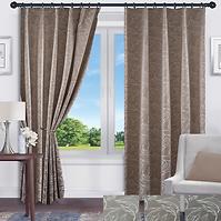 Vorhang mit Kräuselband ANIKA HM24393 135x250 Beige