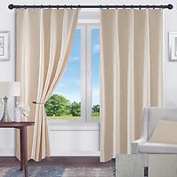 Vorhang mit Kräuselband GALONI SF260212 135x180 Beige