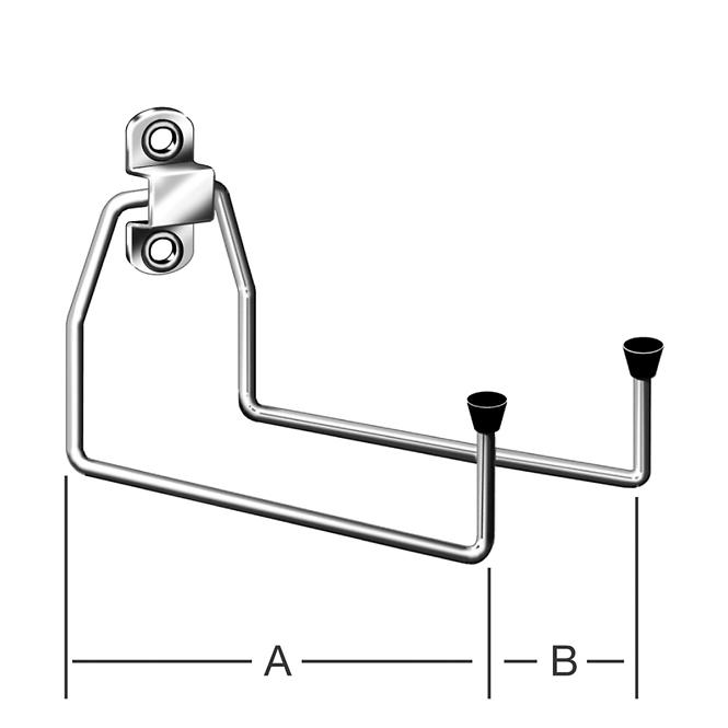 Haken uni 120x55 nerez 1.4301
