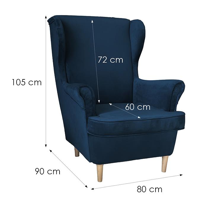 Sessel Kingston Royal 22 00/1 Marineblau