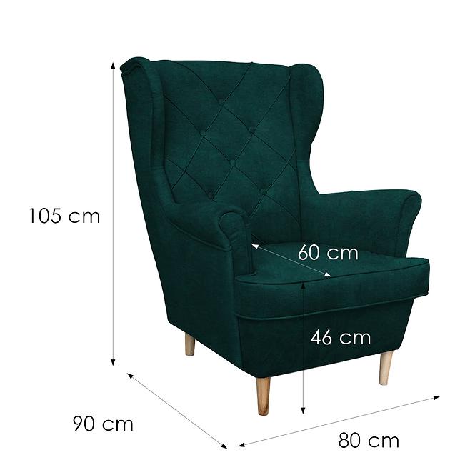 Sessel Kingston Bis Holand 78 00/1 Grün