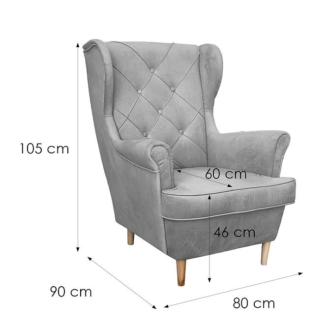 Sessel Kingston BIS Kameleon 85 00/1 Grau