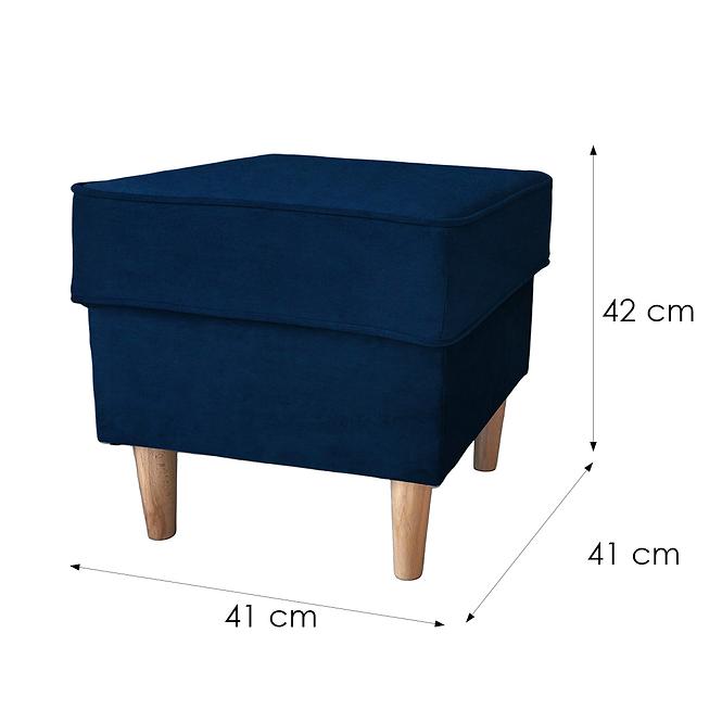 Hocker Kingston Holand 86 00/1 dunkelblau