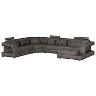 Ecksofa Douglas C P Morena 5 C Braun