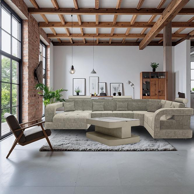 Ecksofa Douglas C L Morena 6 Beige