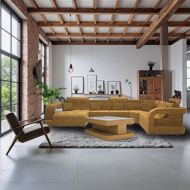 Ecksofa Douglas C L Morena 8 Honig