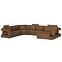 Ecksofa Douglas C P Morena 7 Braun