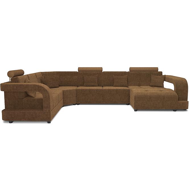 Ecksofa Douglas C P Morena 7 Braun