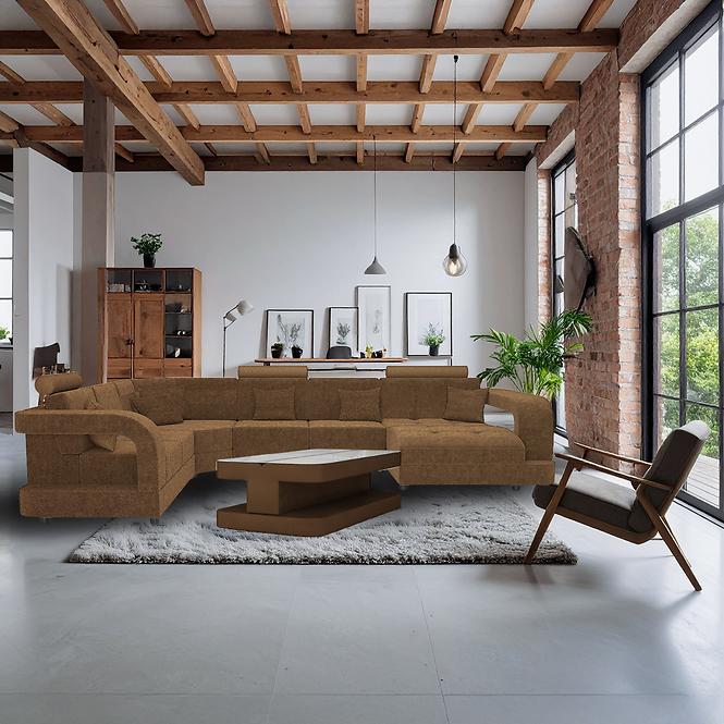 Ecksofa Douglas C P Morena 7 Braun
