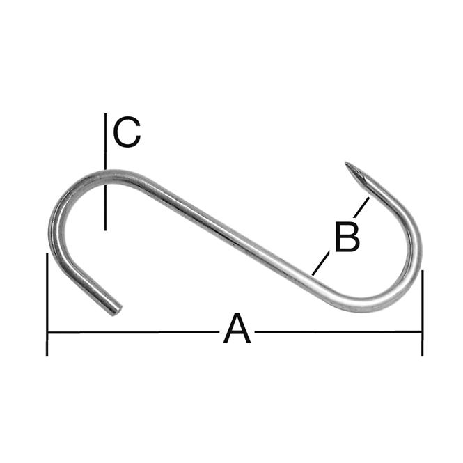 Fleischhaken 120x4,8 mm 1 St.