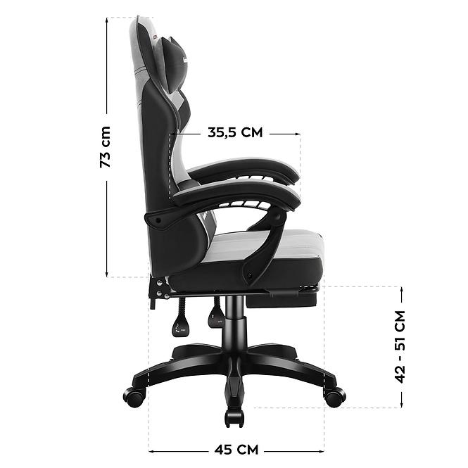 Spielerstuhl Huzaro Force 3.7 GREY