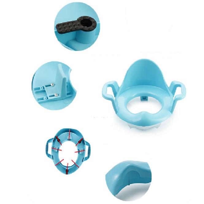 Toilettensitzbezug für Kinder Baby Cut blau