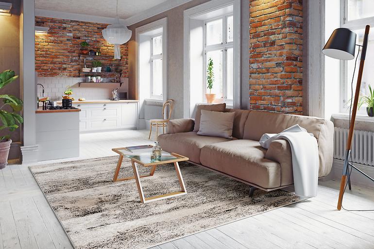 Teppich FD Lida Sund 1,33/1,9 Asche,5
