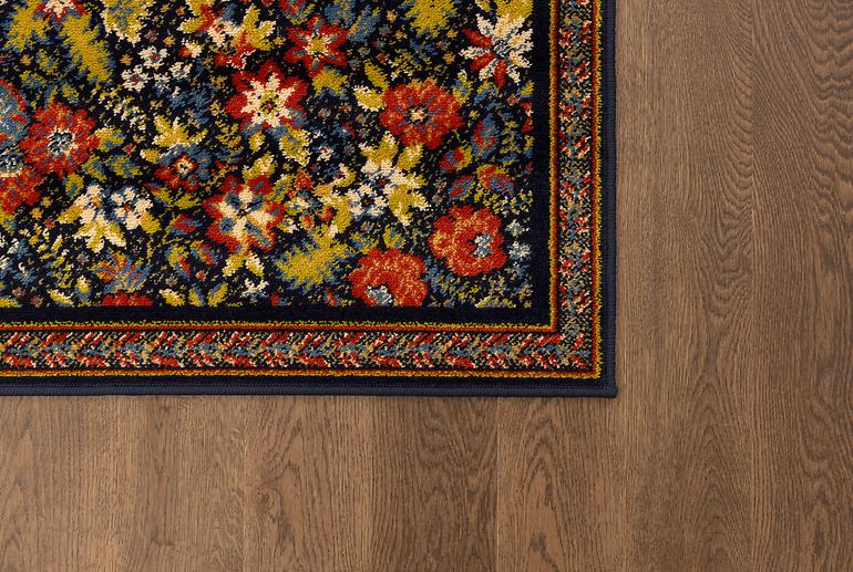 Teppich FD Optimal Floriana 1,33/1,9 Marineblau,3