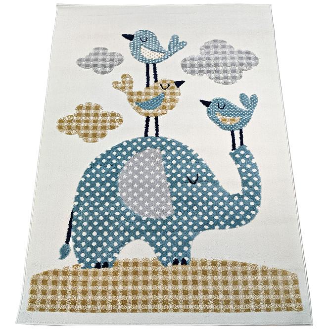 Teppich Quincey 0,8/1,5 A2716b Ojf türkis/creme