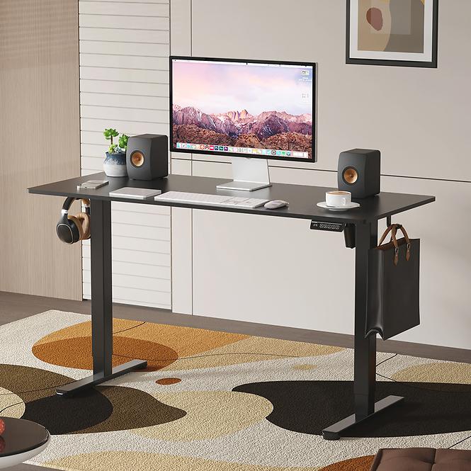 Schreibtisch LV1713 Control Lite 140 schwarz/schwarz