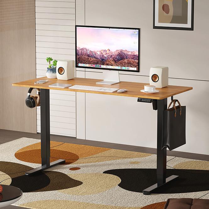 Schreibtisch LV1715 Control Lite 140 schwarz/holz