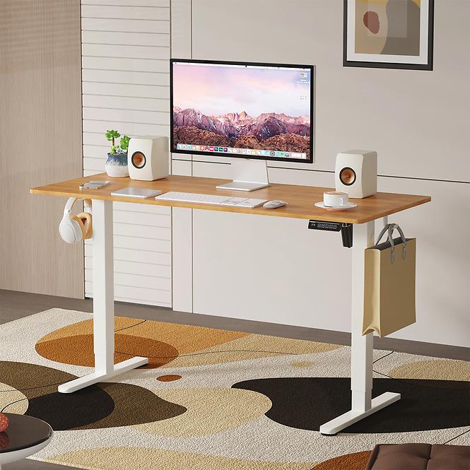 Schreibtisch LV1718 Control Lite 140 weiß/holz