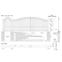 Einzeltor R Eliza III 150x90cm W4231,3