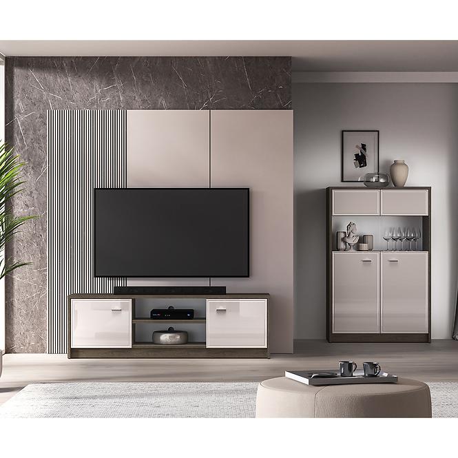 Tv Tisch Avante 06 eiche Windmill Dark/cashmere