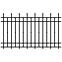 Metallzaun Brema 117,5x200 RAL9005 W6161