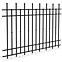 Metallzaun Brema 117,5x200 RAL9005 W6161,4