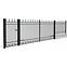 Metallzaun Brema 117,5x200 RAL9005 W6161,7