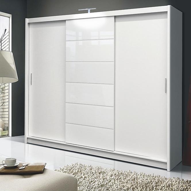 Schrank Malibu 250cm Weiß