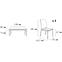 Esszimmer Set Smart 1+4 st30 120/80 orech w2,2