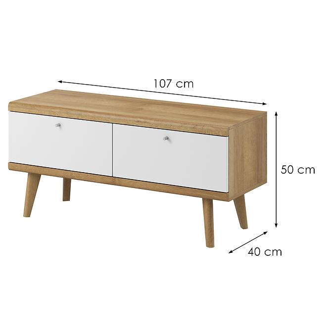 Tv Tisch Primo 107cm Eiche Riviera