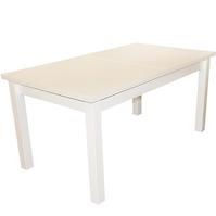 Tisch 160x90+40 Weiß