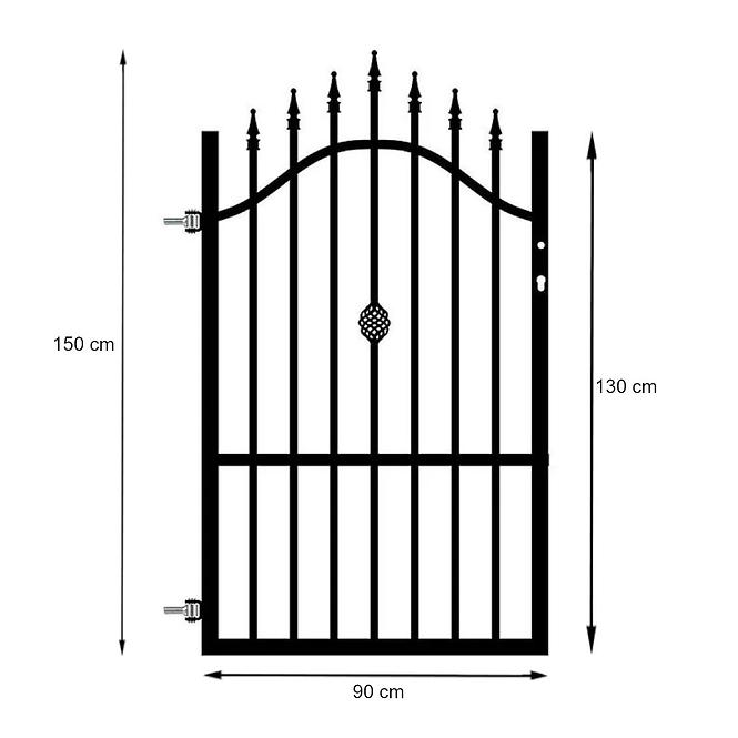 Einzeltor Marika0,9X1,6M L