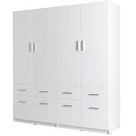 Schrank Snow 181cm Weiß