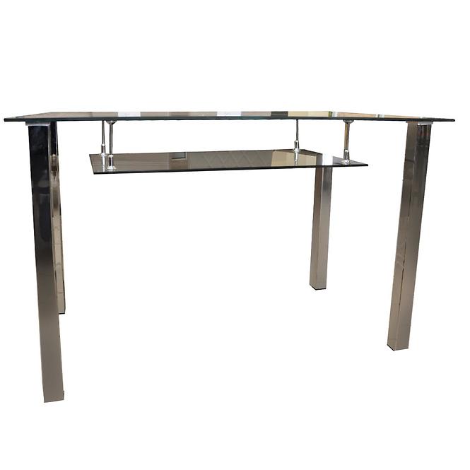 Tisch Star 120x70 Glas/Schwarz