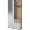 Garderobe Justus weiß Eiche Sonoma 97 cm,2